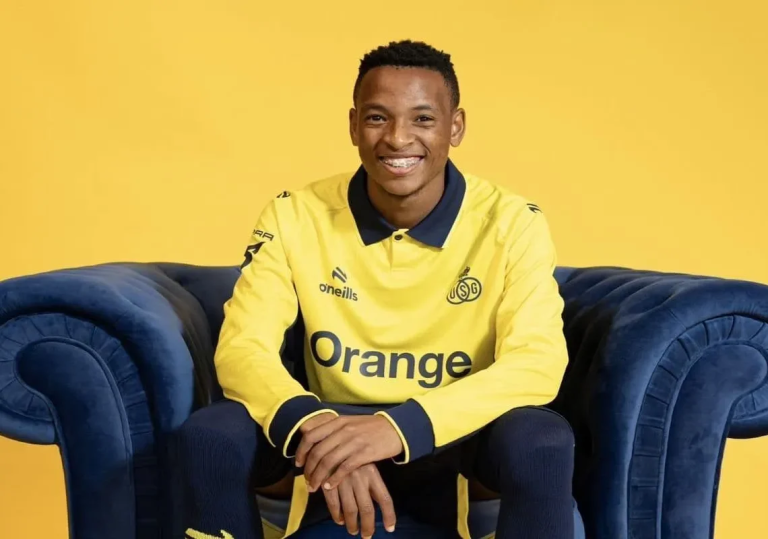 Relebohile Mofokeng during Union Saint-Gilloise pre-season preparations.