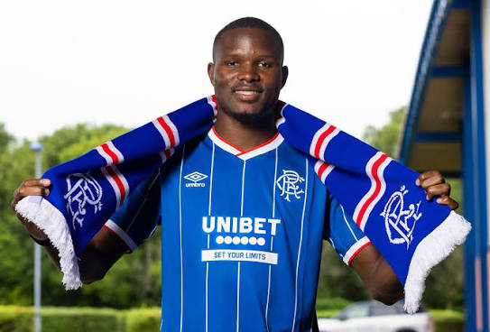 Olwethu Makhanya after completing his transfer to Rangers from Philadelphia Union.