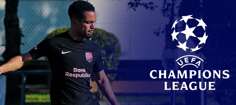 Gift Links and Aden McCarthy ahead of their UEFA Champions League qualifying clash.