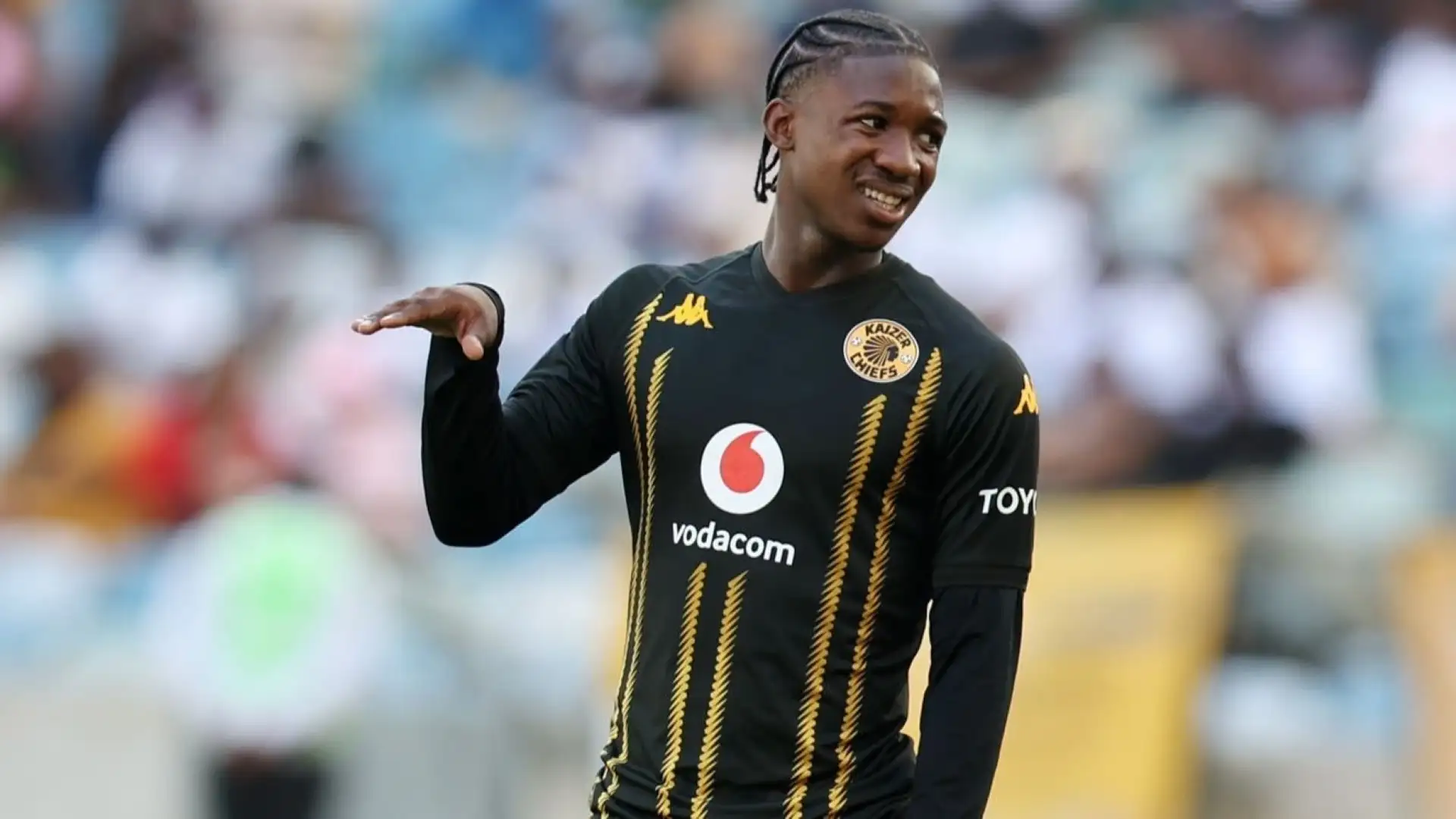 Kaizer Chiefs players Samkelo Zwane, Naledi Hlongwane and Bontle Molefe, who are set for loan moves to Hope FC.
